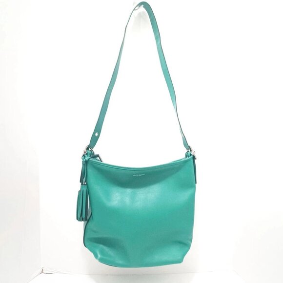COACH Legacy Leather Duffle Shoulder 19889 Green Leather - Shoulder Bag - Picture 1 of 8